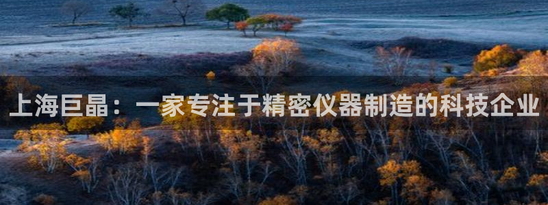 cq9电子龙珠：上海巨晶：一家专注于精密仪器制造的科技企业