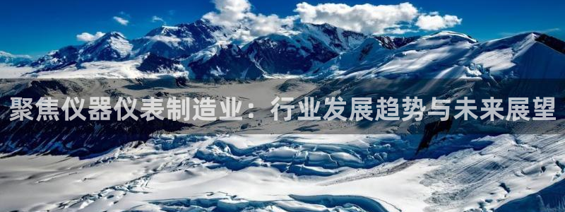 cq9电子金鸡报喜：聚焦仪器仪表制造业：行业发展趋势与未来展