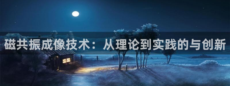 cq9电子游戏大奖：磁共振成像技术：从理论到实践的与创新