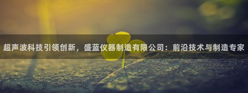 cq9电子屏幕：超声波科技引领创新，盛蓝仪器制造有限公司：前