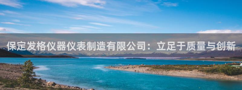 cq9电子科技：保定发格仪器仪表制造有限公司：立足于质量与创