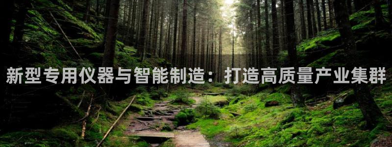 cq9电子游艺大奖视频：新型专用仪器与智能制造：打造高质量产